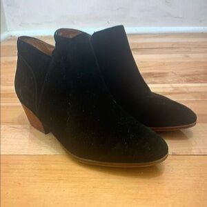 Black Suede Ankle Boots
